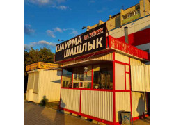 Шаурма на углях хот-дог